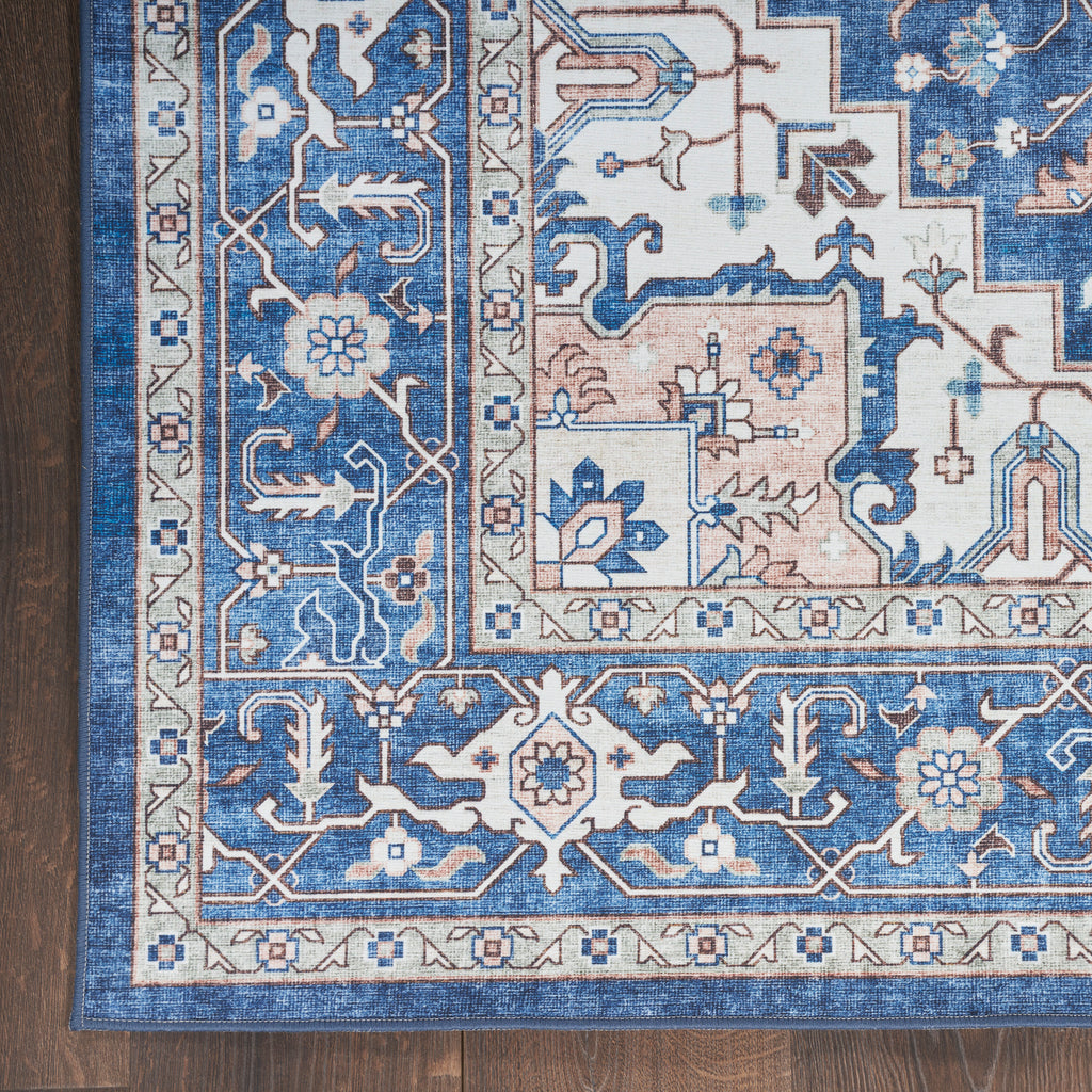 nourison fulton ful10 navy ivory rug