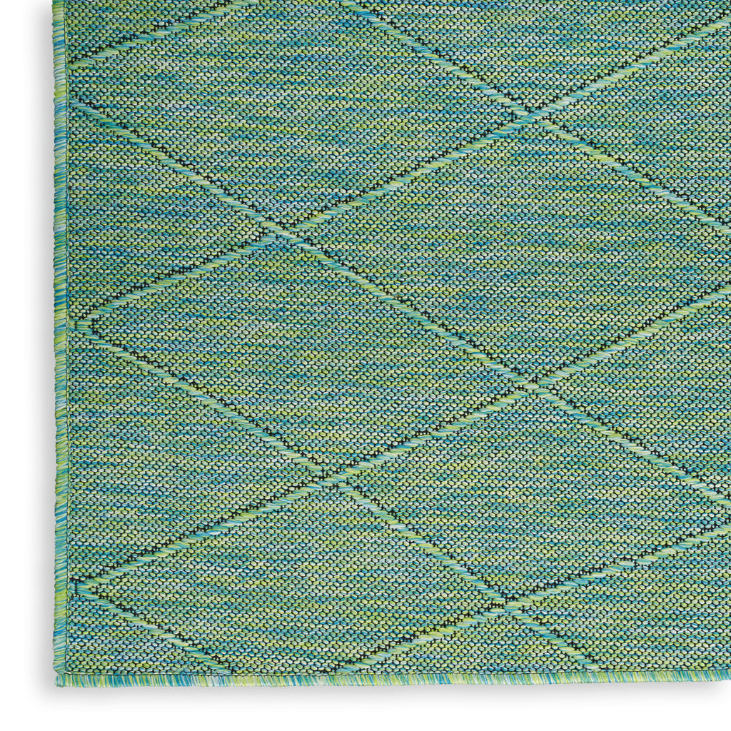 nourison washable solutions wsl01 blue green rug