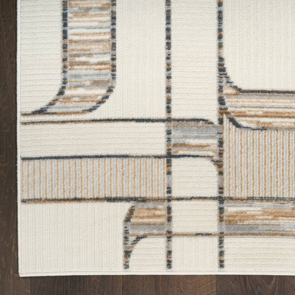 nourison nordic nrc17 ivory multicolor rug