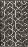 nourison horizon indoor outdoor hoz01 black rug