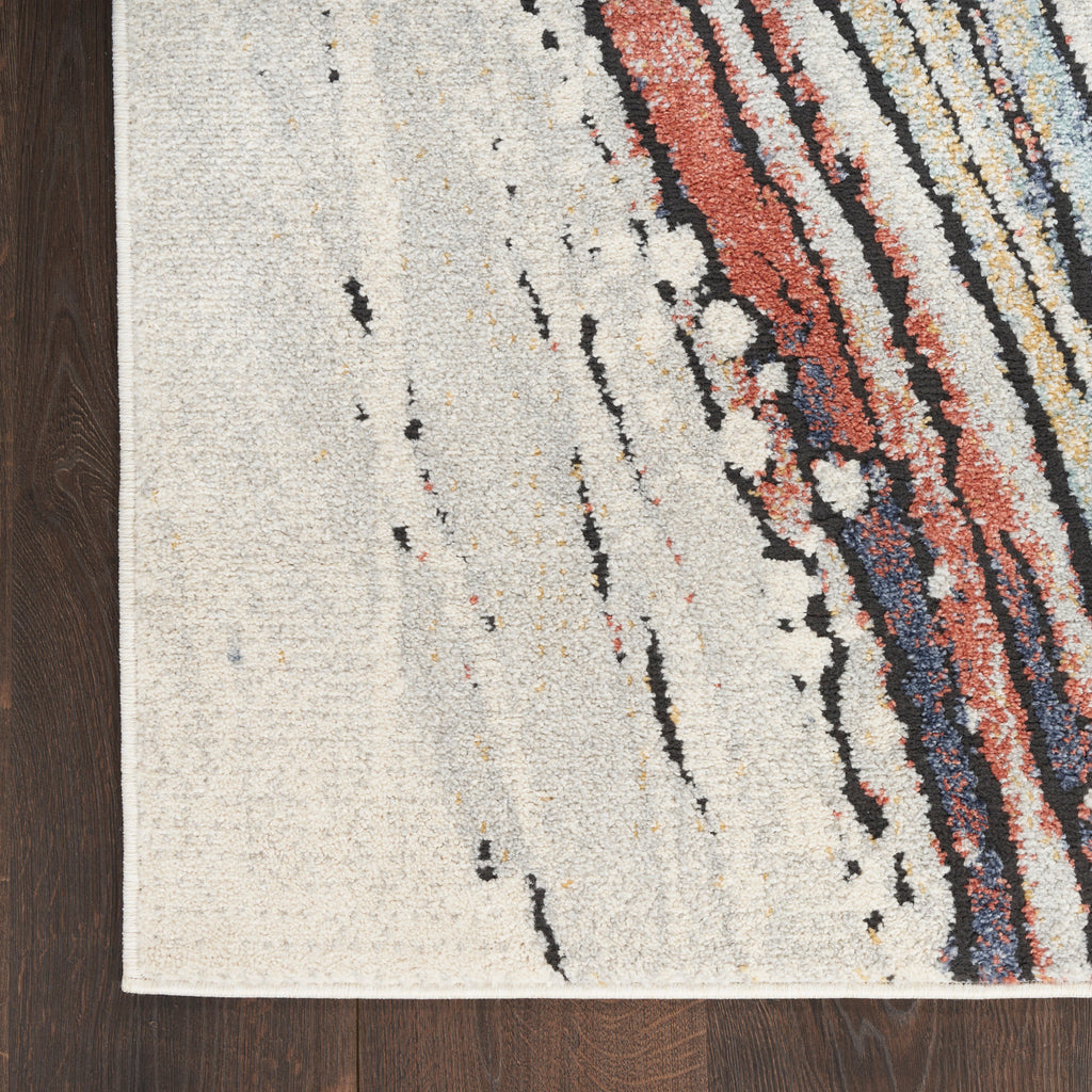 nourison motion mtt01 ivory multicolor rug