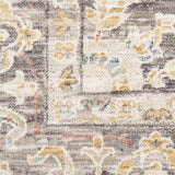 nourison antique fusion anf01 ivory charcoal rug