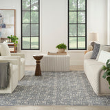 nourison serenity home srh04 blue ivory rug