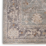 nourison infinite ift01 blue ivory rug