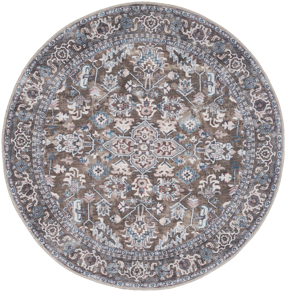 nourison new concept washables sr104 olive ivory rug