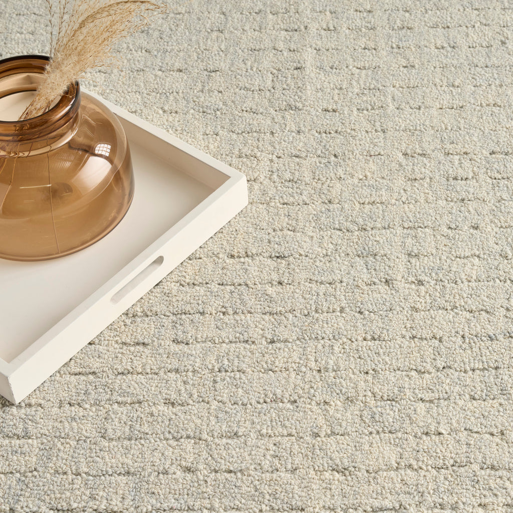 nourison pure grids pgr01 light blue rug