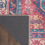 nourison new concept washables sr105 red navy rug