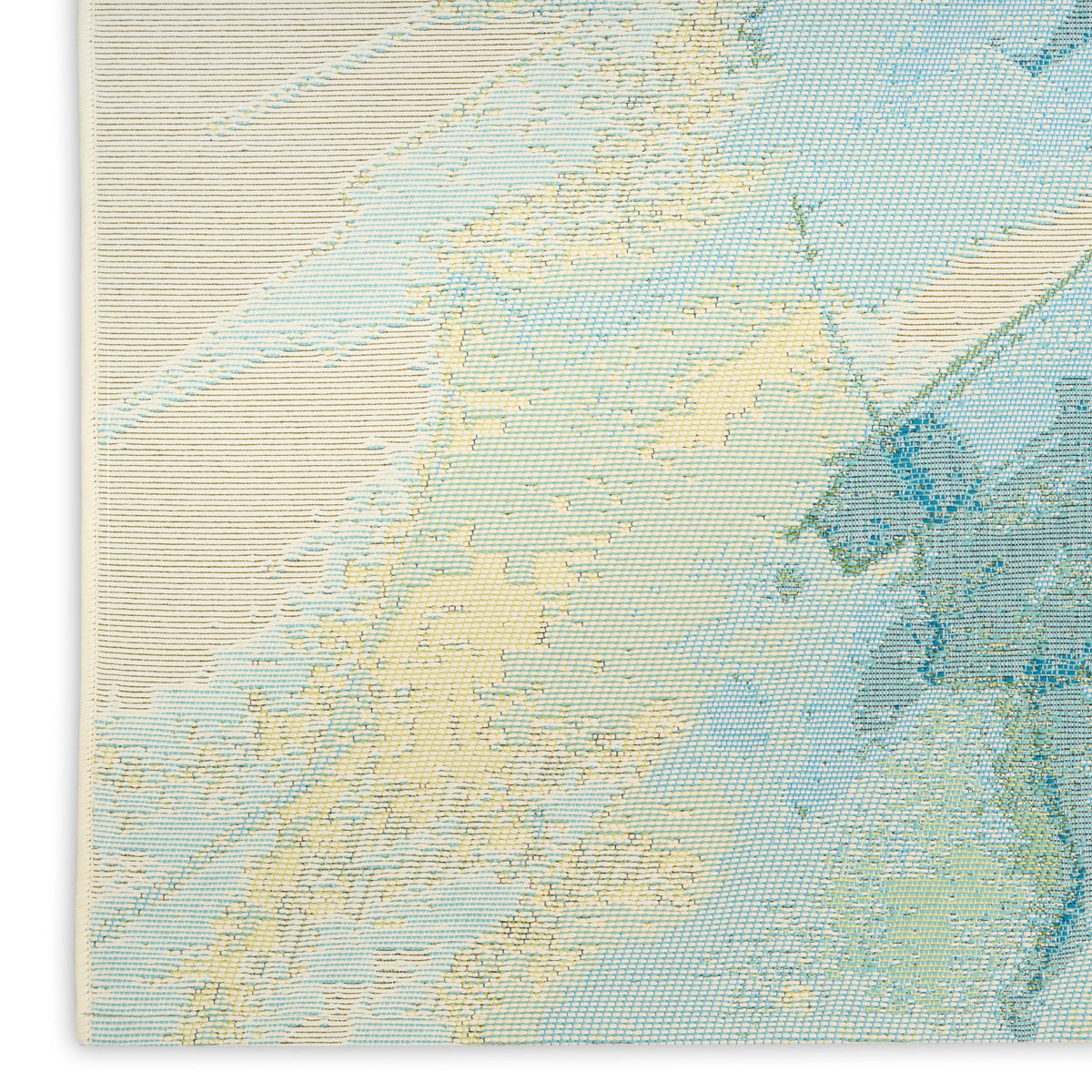 nourison color splash csp04 ivory blue rug