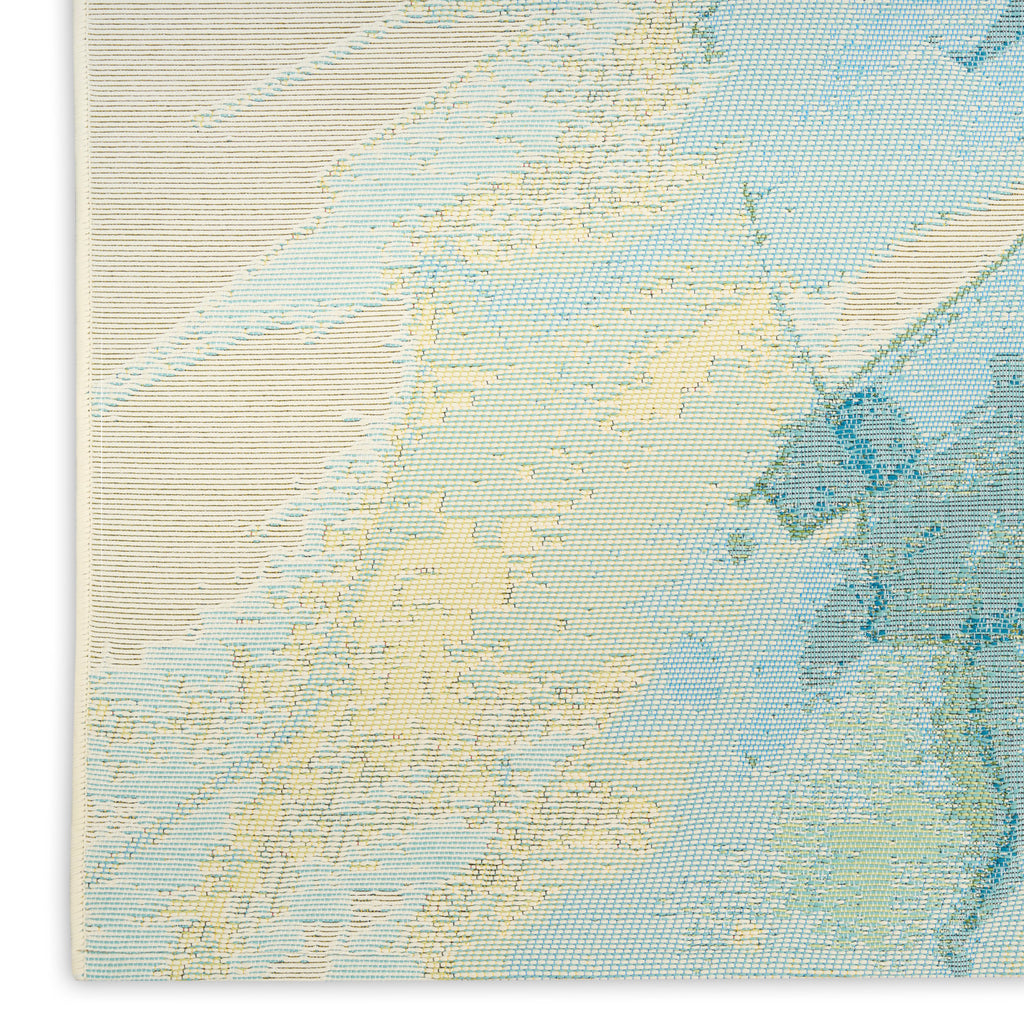 nourison color splash csp04 ivory blue rug
