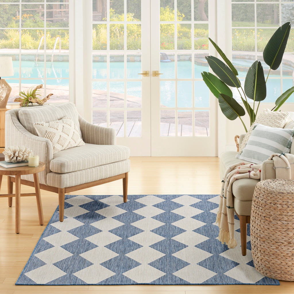 nourison positano pos04 navy blue rug