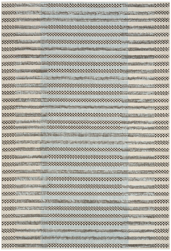 nourison nordic nrc15 ivory blue rug