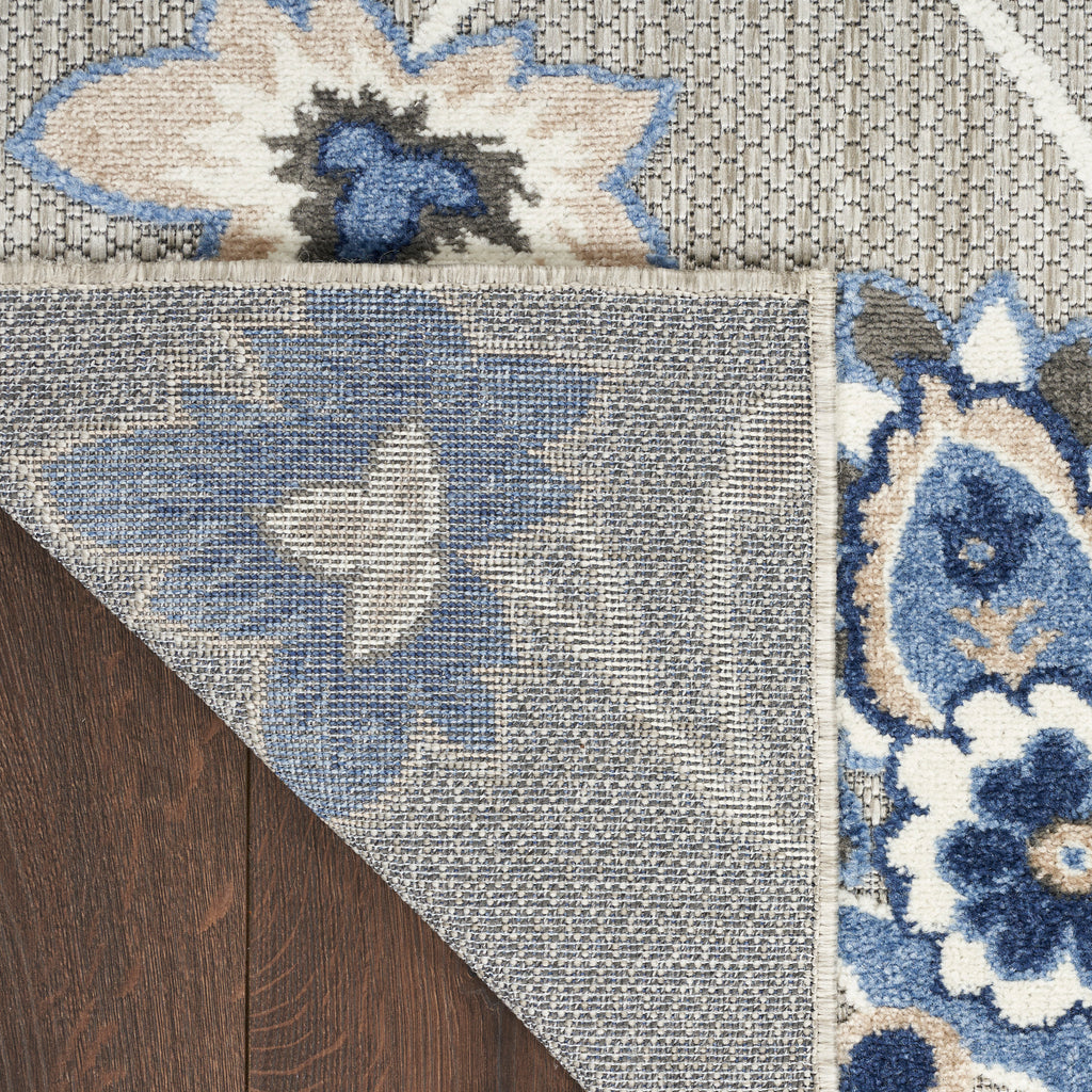 nourison aloha alh31 blue grey rug