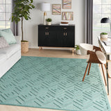 nourison versatile nrv01 aqua teal rug