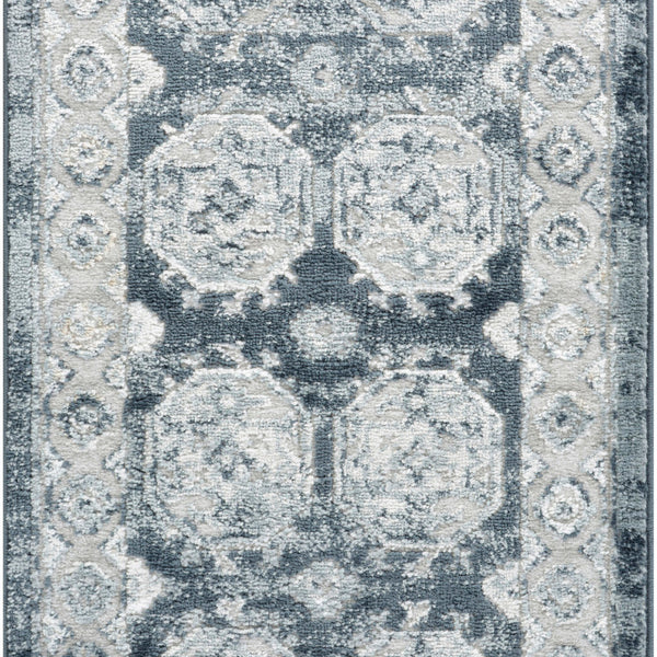 nourison dekor dek01 grey navy rug
