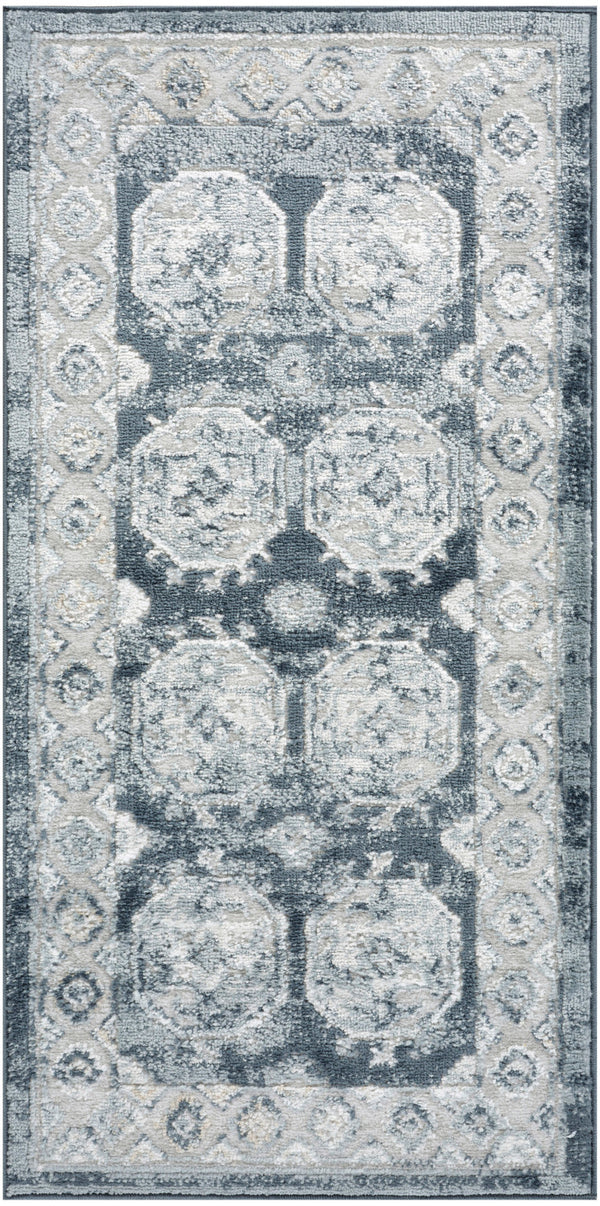 nourison dekor dek01 grey navy rug