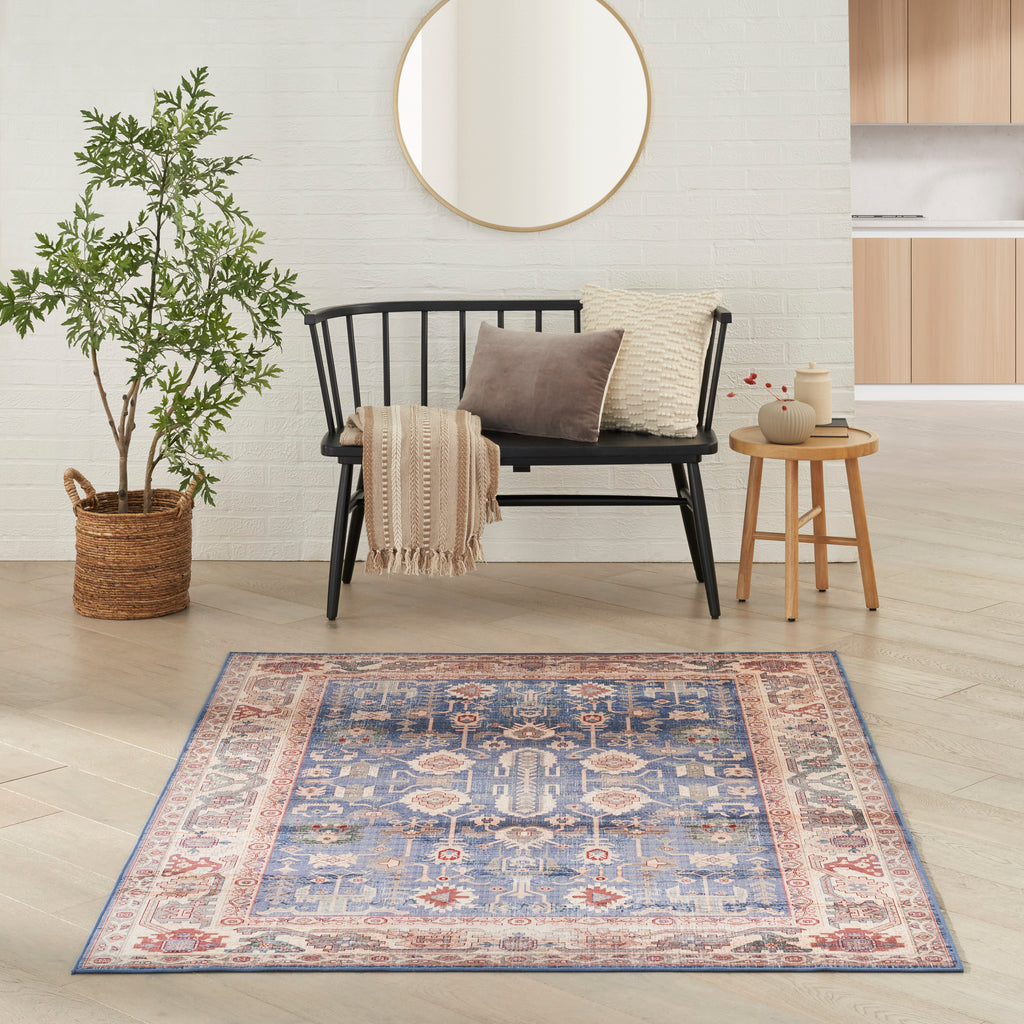 nourison vintage home vnh02 blue rug