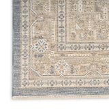 nourison retreat ret03 ivory blue rug