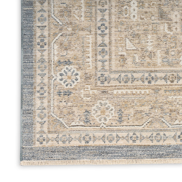 nourison retreat ret03 ivory blue rug