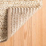dash albert jute woven rda443 bleached oak rug