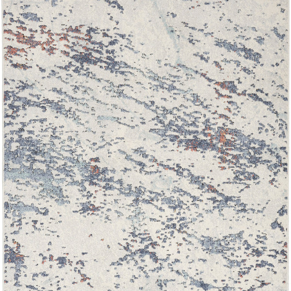 nourison motion mtt04 ivory blue rug