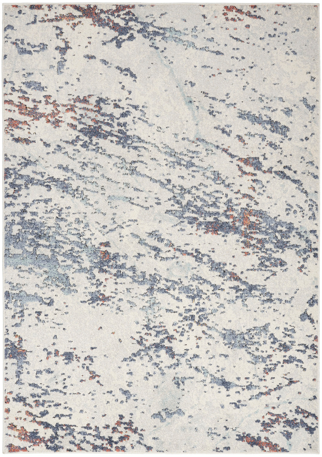 nourison motion mtt04 ivory blue rug