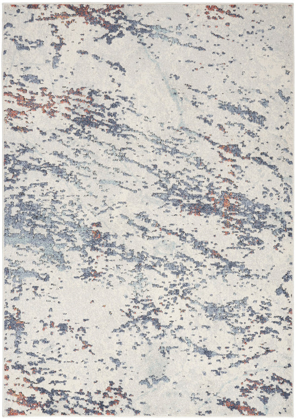 nourison motion mtt04 ivory blue rug