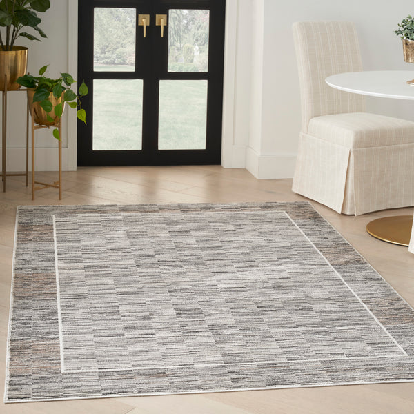 nourison desire dsr02 charcoal grey rug