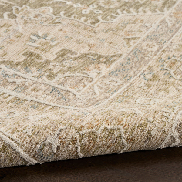 nourison retreat ret02 green rug