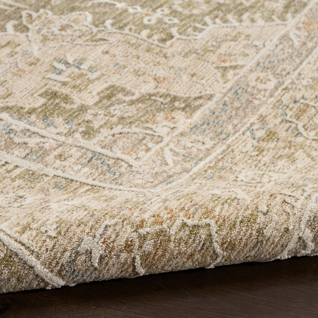 nourison retreat ret02 green rug