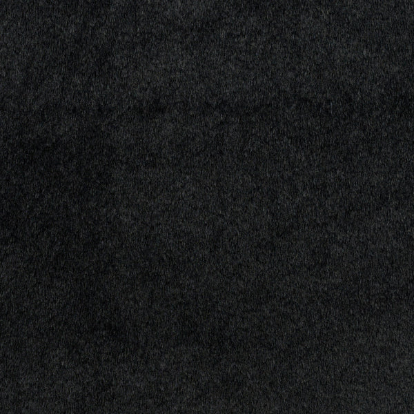 nourison soft plush rabbit fur sff01 black rug