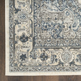 nourison quarry qua18 ivory navy rug