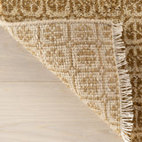 dash albert tullie da2363 ochre hand knotted wool rug