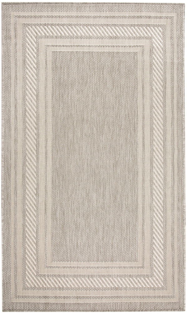 nourison horizon indoor outdoor hoz03 grey rug