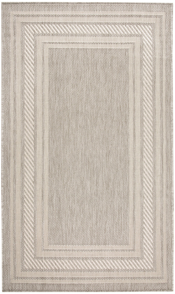 nourison horizon indoor outdoor hoz03 grey rug