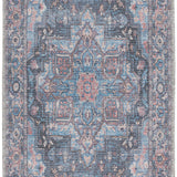 nourison new concept washables sr101 light blue multicolr rug