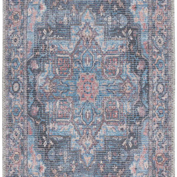 nourison new concept washables sr101 light blue multicolr rug