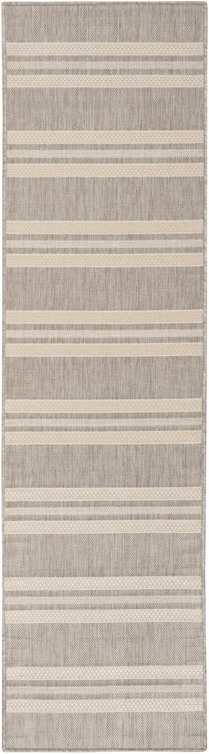 nourison horizon indoor outdoor hoz05 grey rug