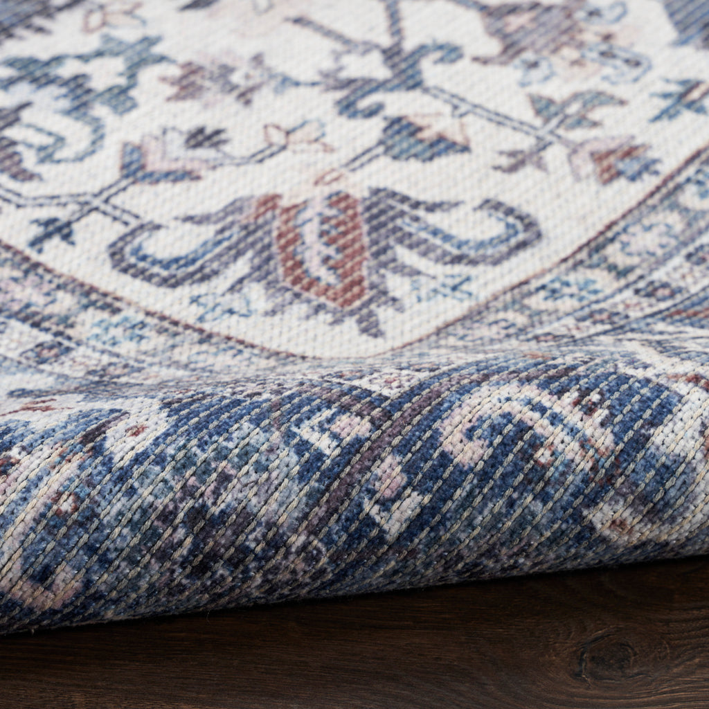 nourison new concept washables sr104 navy ivory rug
