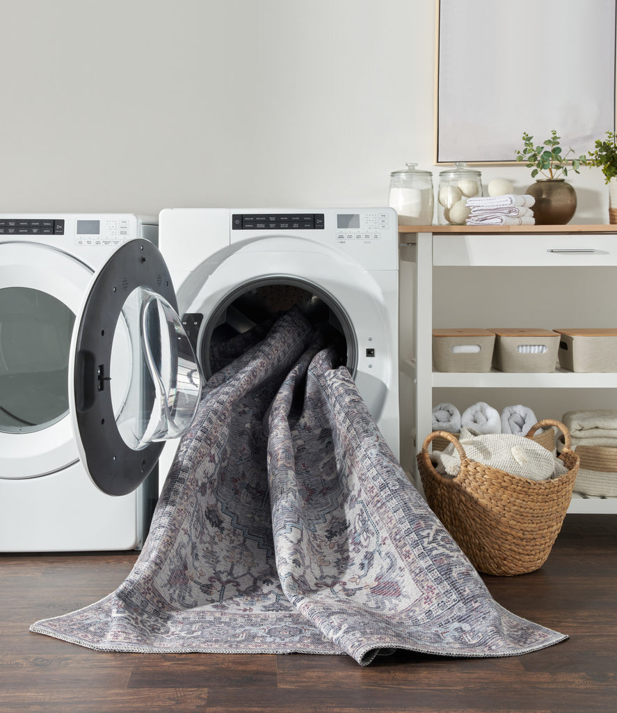 nourison new concept washables sr104 grey rug