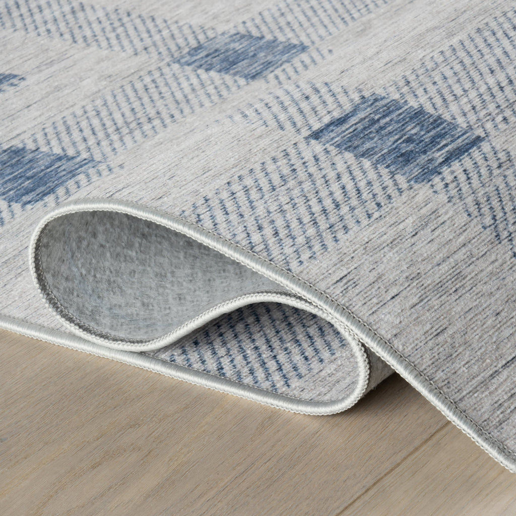 dash albert teahouse da2411 blue machine washable polyester rug