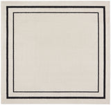 nourison nourison essentials nre02 ivory black rug