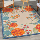 nourison aloha alh32 ivory multicolor rug
