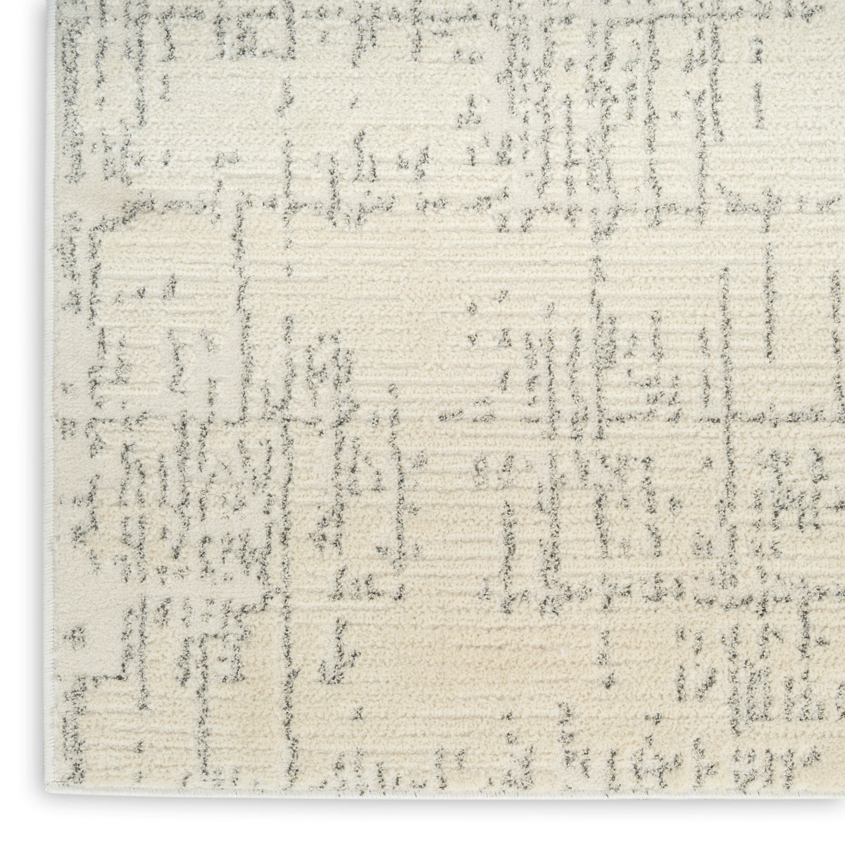 nourison ivory hues ivh01 ivory grey rug