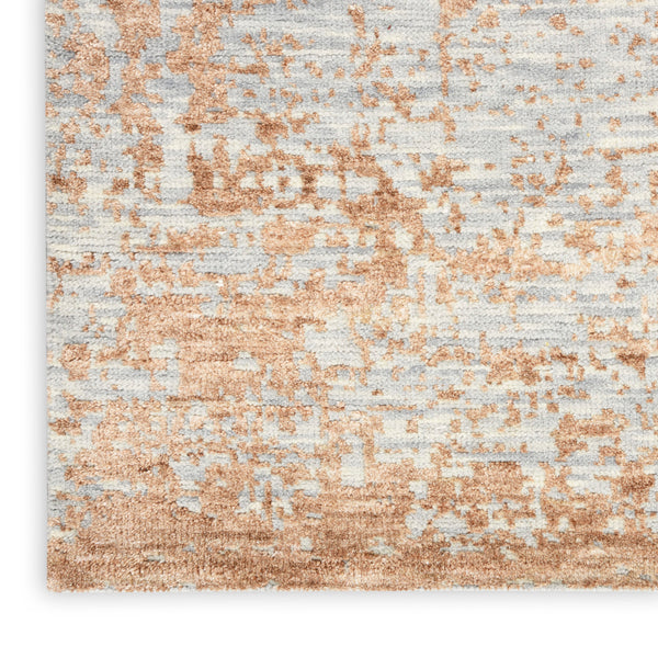 nourison luna lun01 blue mocha rug
