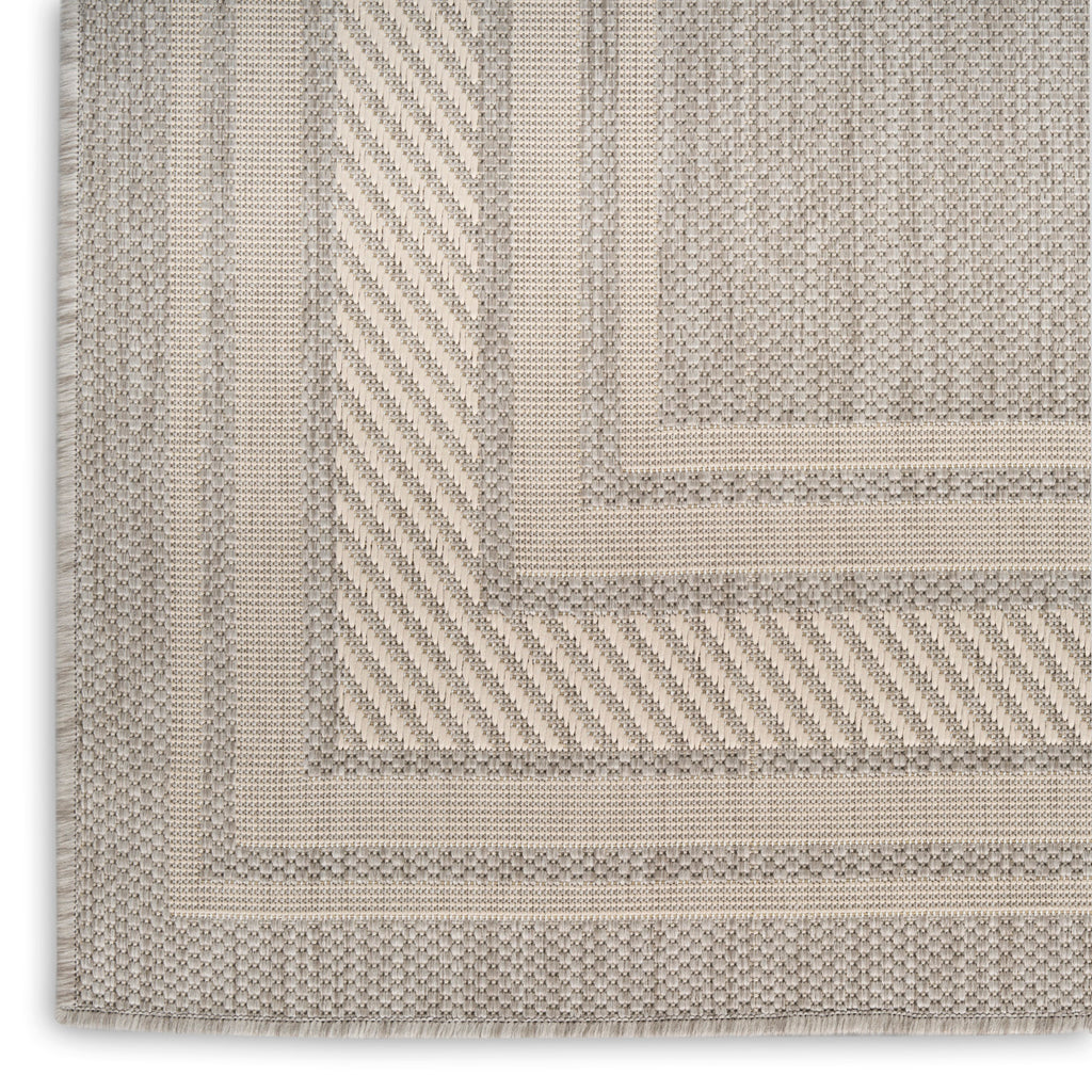 nourison horizon indoor outdoor hoz03 grey rug