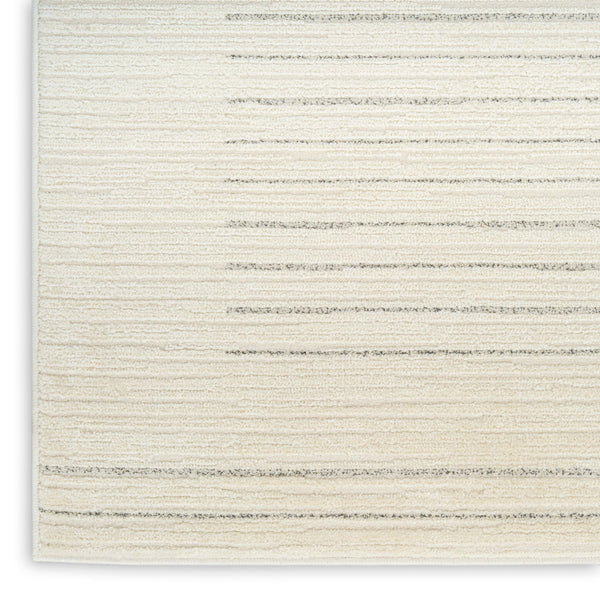 nourison ivory hues ivh04 ivory grey rug