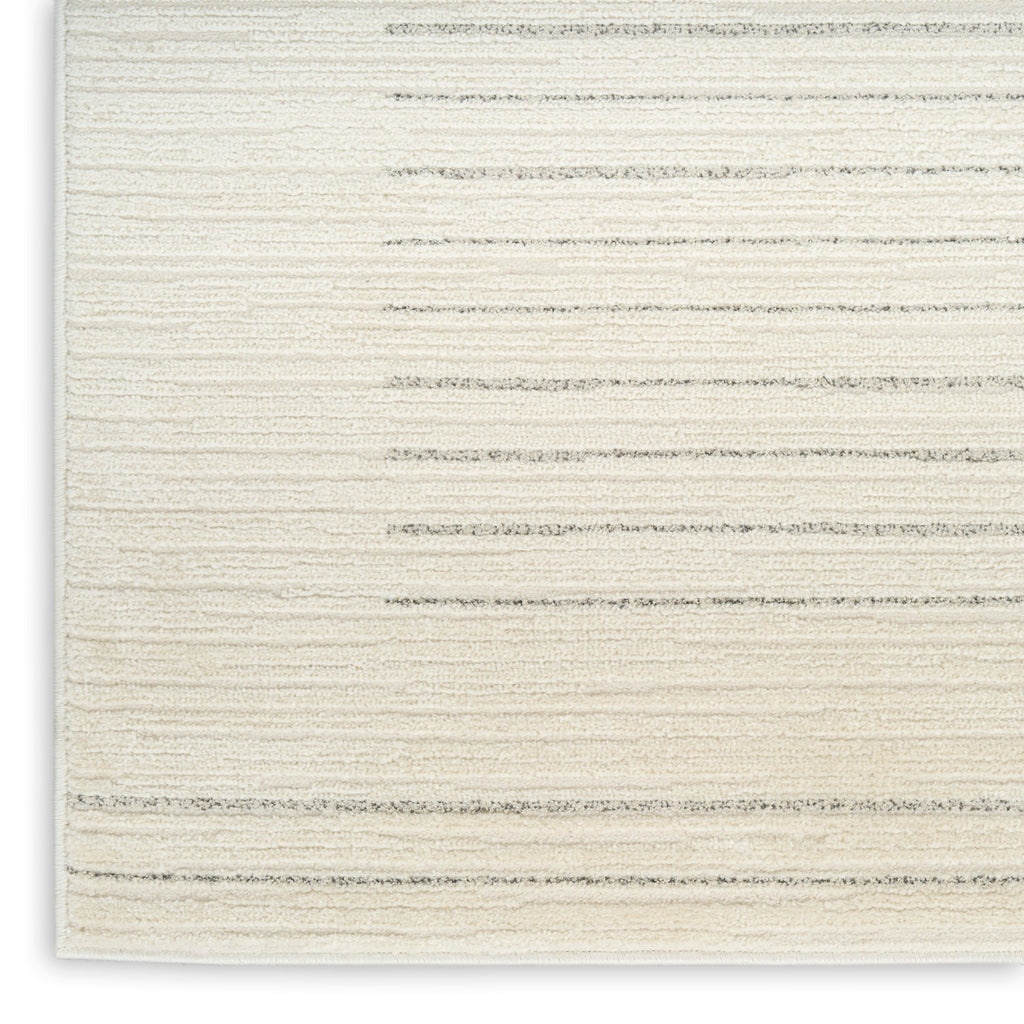 nourison ivory hues ivh04 ivory grey rug