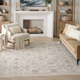 nourison antique fusion anf04 ivory multicolor rug