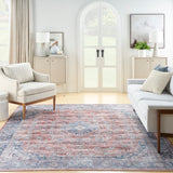 nourison grand washables grw01 blue multicolor rug