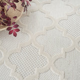 nourison easy care nes01 ivory white rug